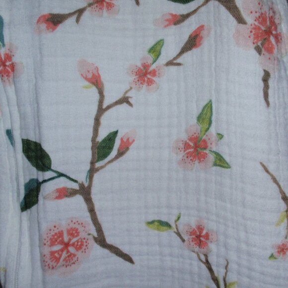 Red Rover XL Cherry Branches Muslin 18-24m Sleep Bag Sleep Sack Sleeveless - Picture 4 of 10